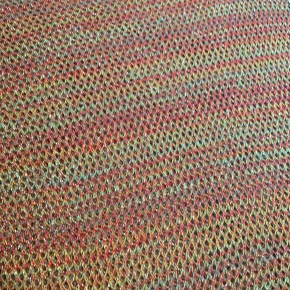 Multicolored sparkly dolman sleeves top - Picture 8 of 8